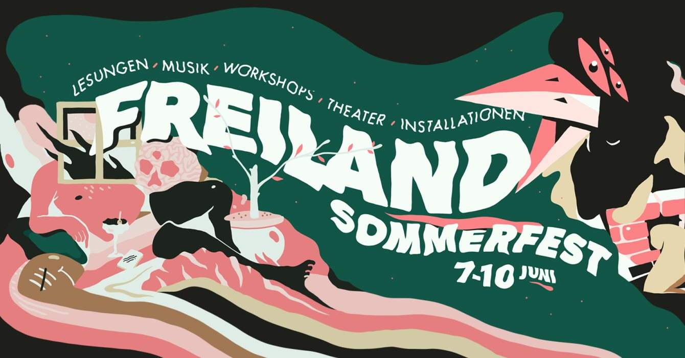 Freiland Sommerfest 2019 - フライヤー表