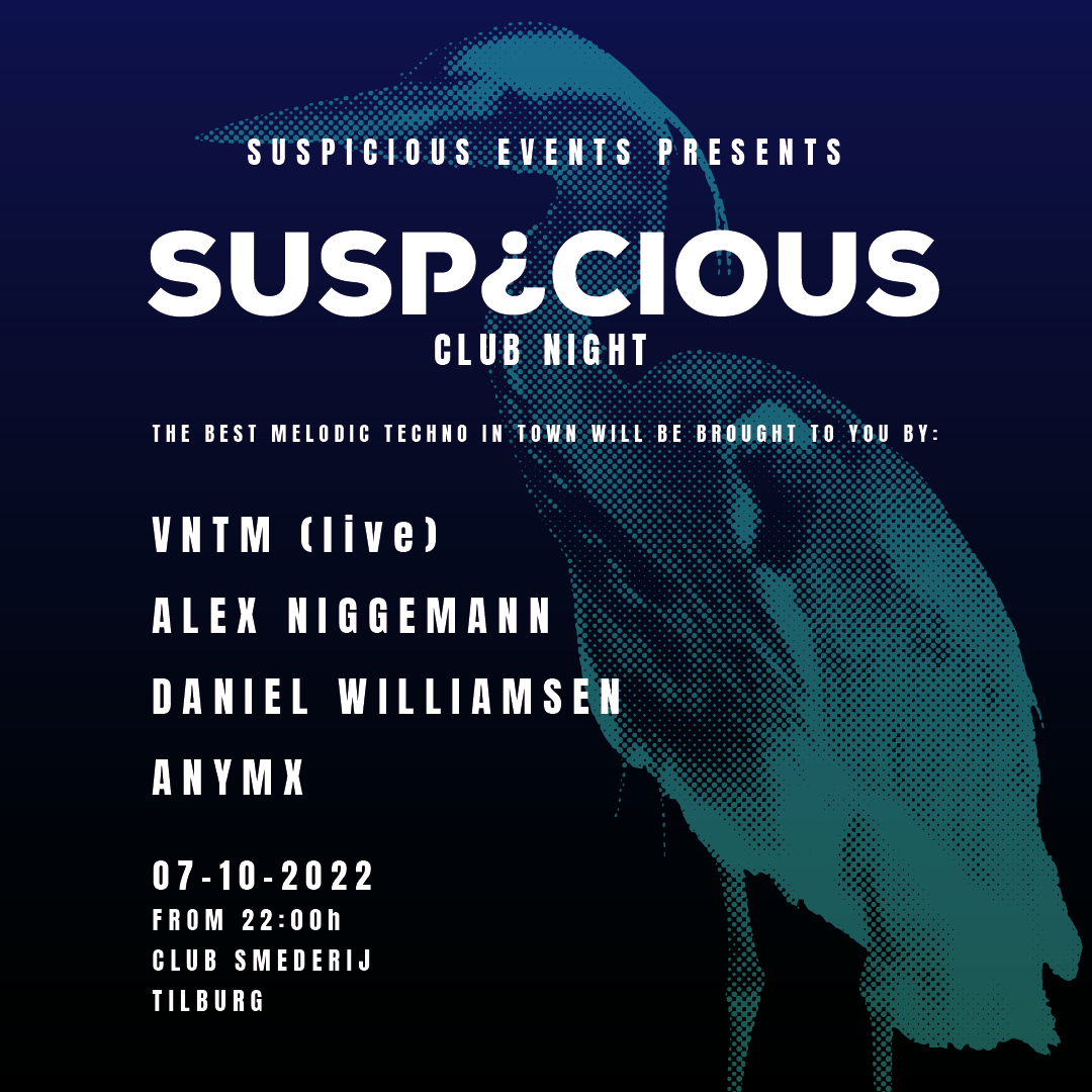 Suspicious - Club Night - フライヤー表