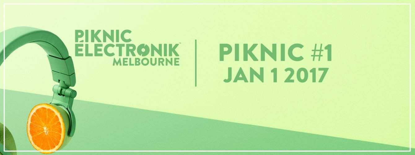 Piknic Electronik MEL #1: Audiojack, Session Victim, Francis Inferno Orchestra - フライヤー表