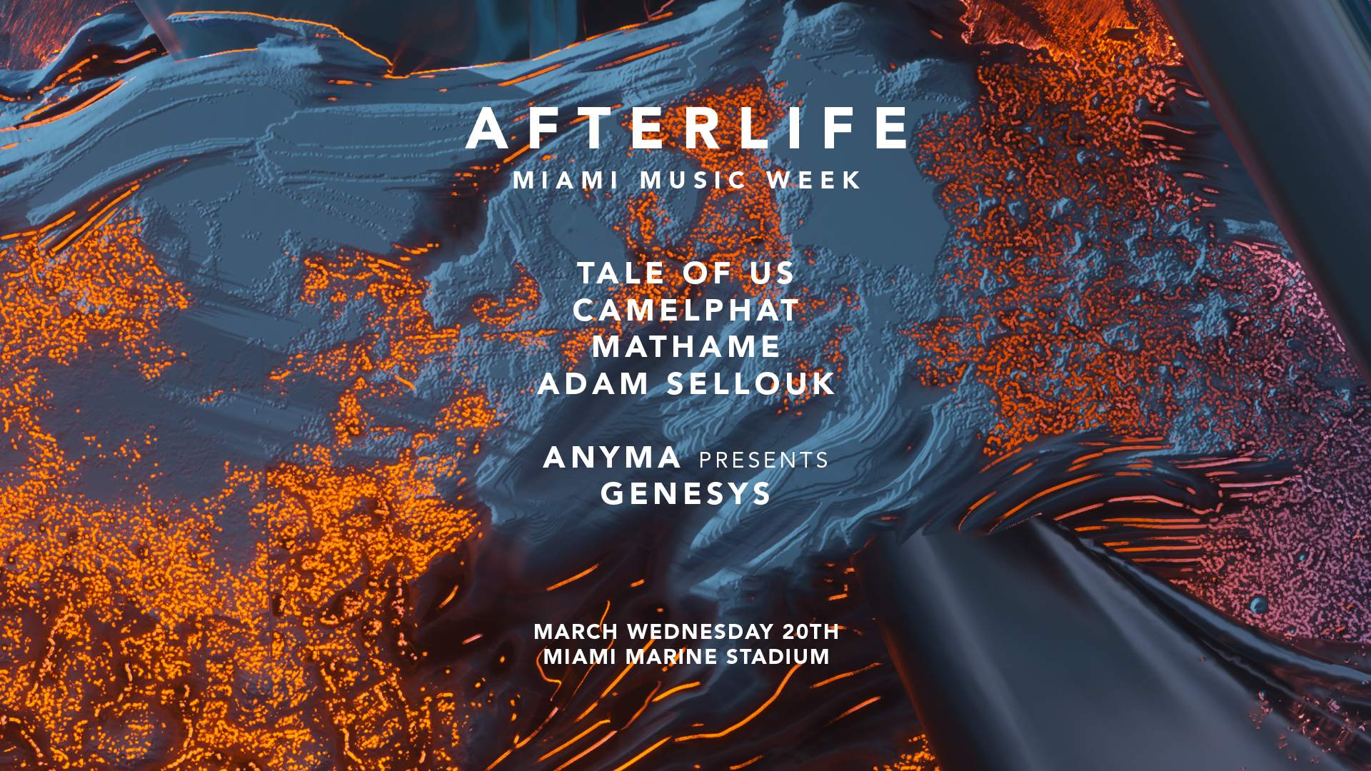 Afterlife Miami Music Week 2024 - フライヤー表