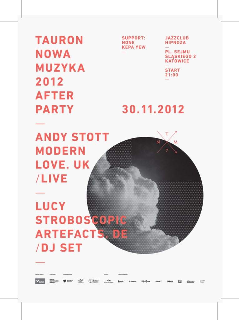 VII Tauron Nowa Muzyka Festival After Party - フライヤー表
