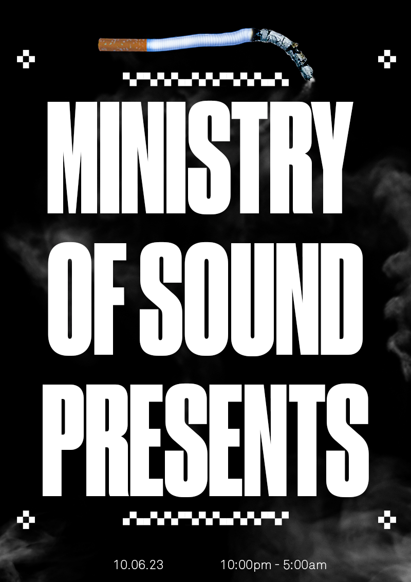 Ministry Of Sound presents - フライヤー表