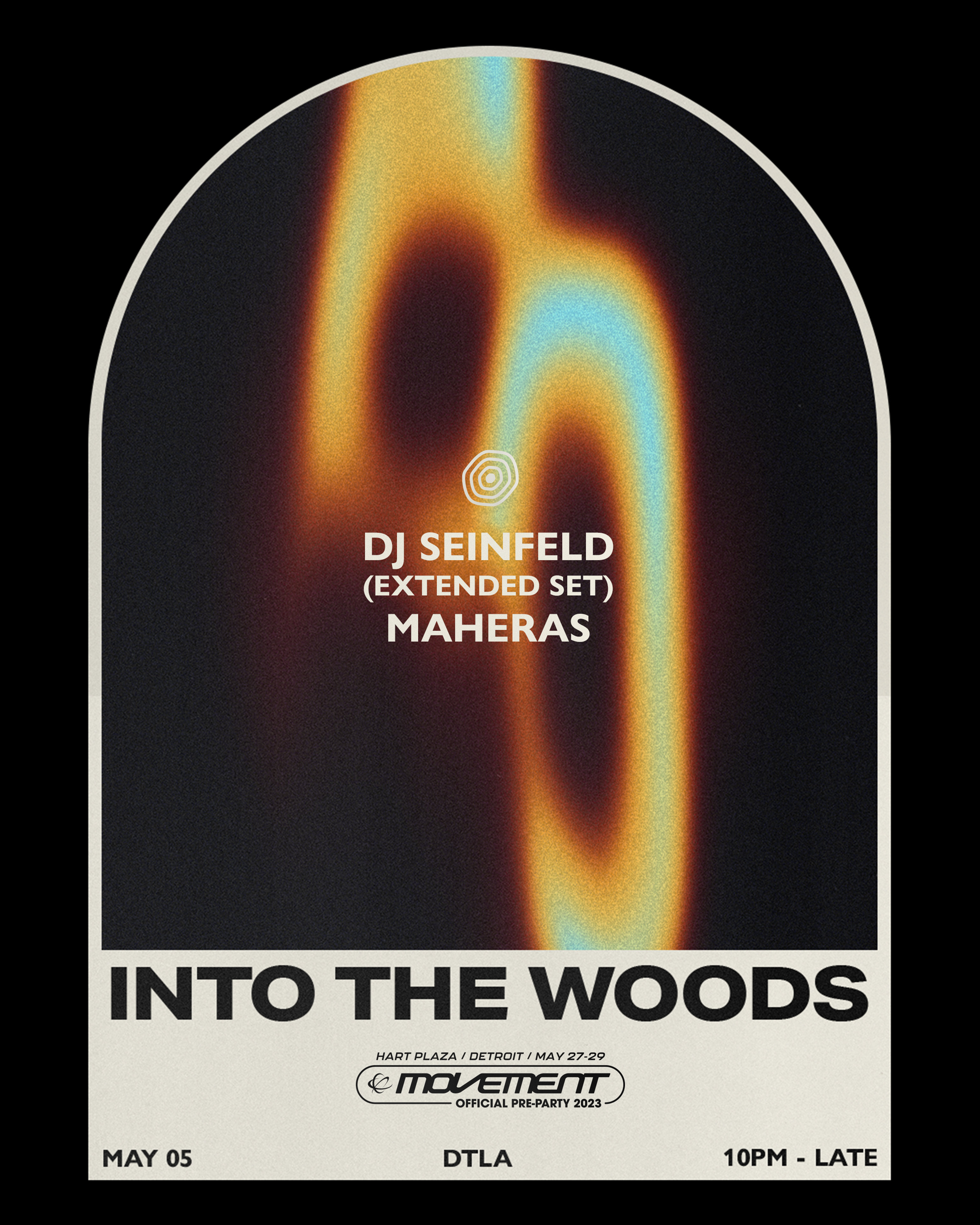 Into The Woods presents DJ Seinfeld (4 Hour Extended Set) - Official Movement Detroit Pre-Party - Página frontal