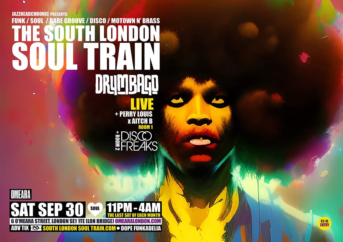 The South London Soul Train with Drymbago (Live) - More - Página frontal