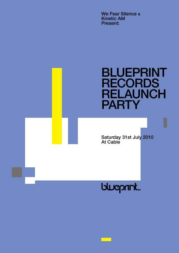 We Fear Silence present Blueprint Records - James Ruskin & Sandwell District - Página frontal