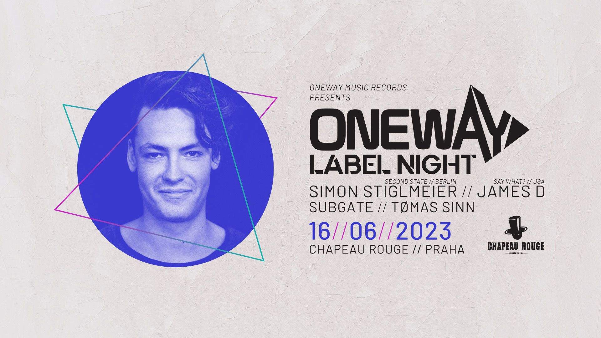 Oneway Label Night - Página frontal