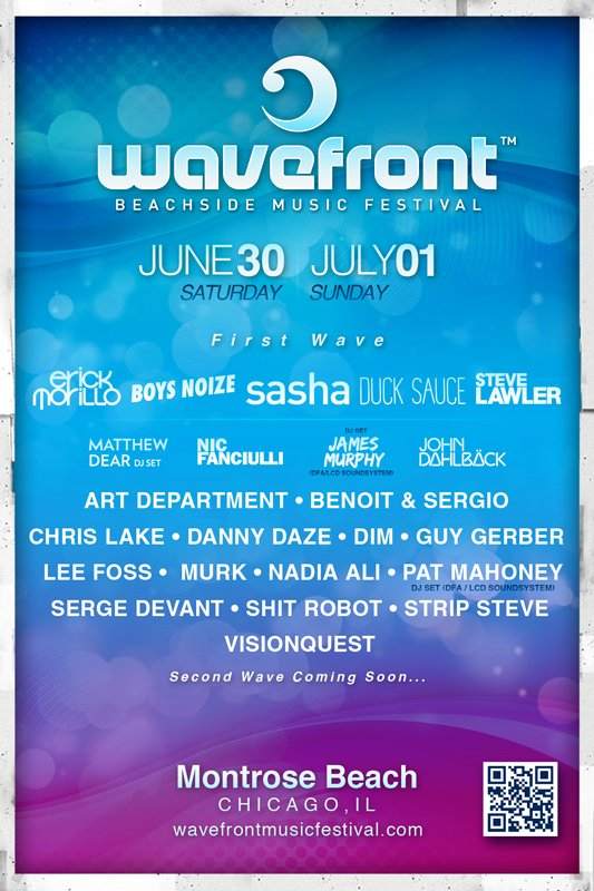 Wavefront: Beachside Music Festival - Página frontal