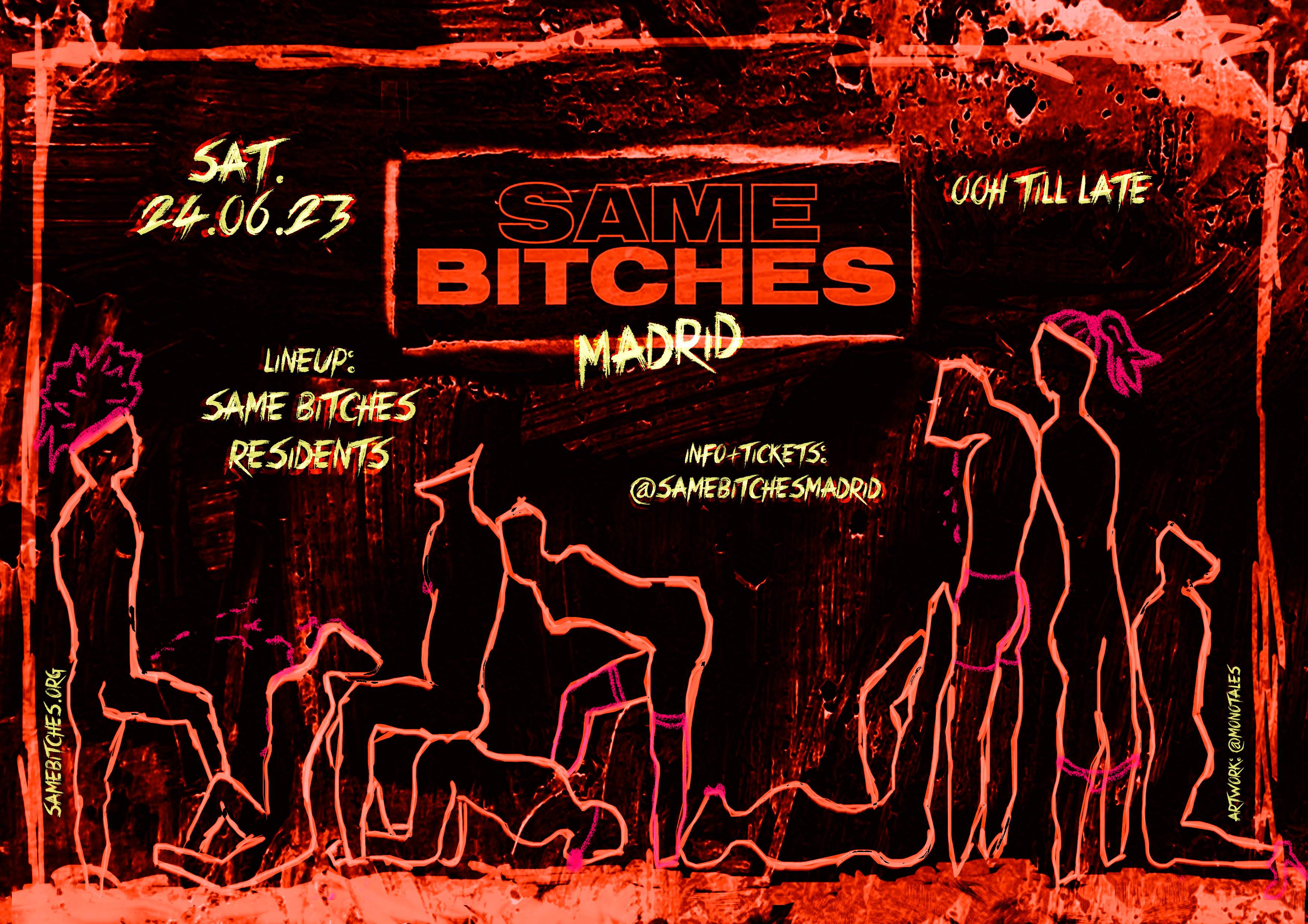 Same Bitches Madrid - Edición Orgullo - フライヤー表