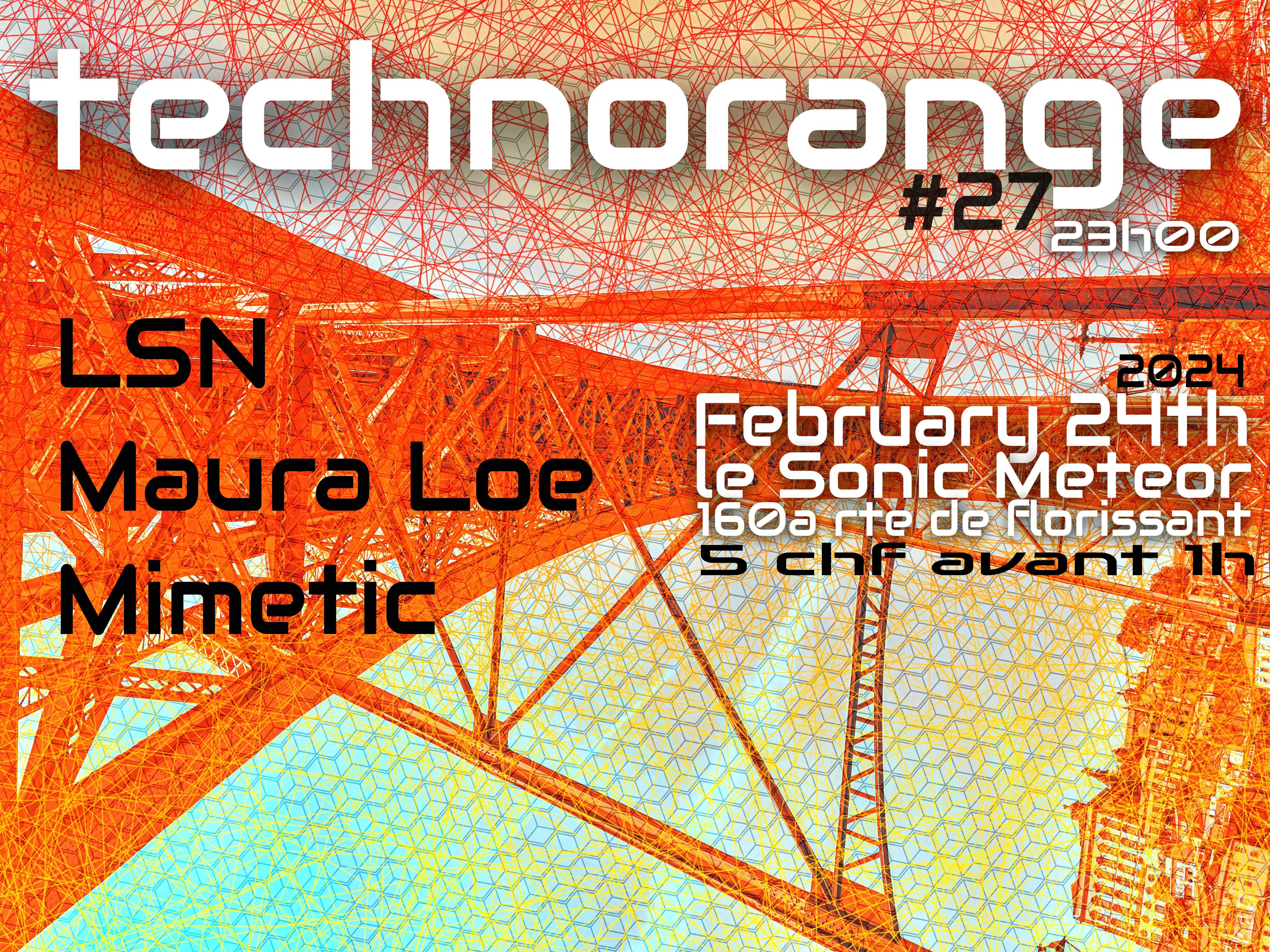 Technorange #27 - フライヤー表