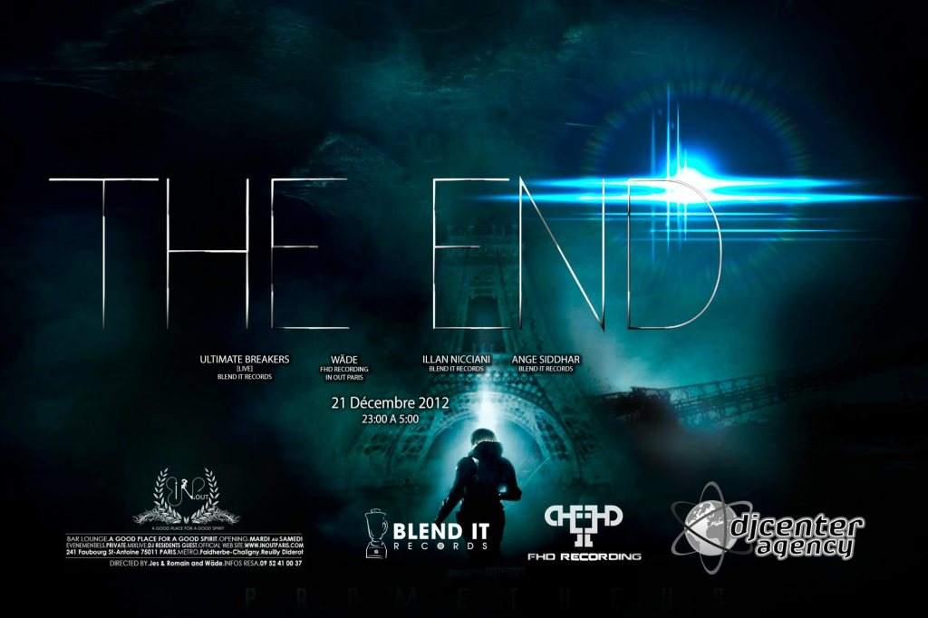 The END Hosted Fhd Recordings - Blend It Records - フライヤー表