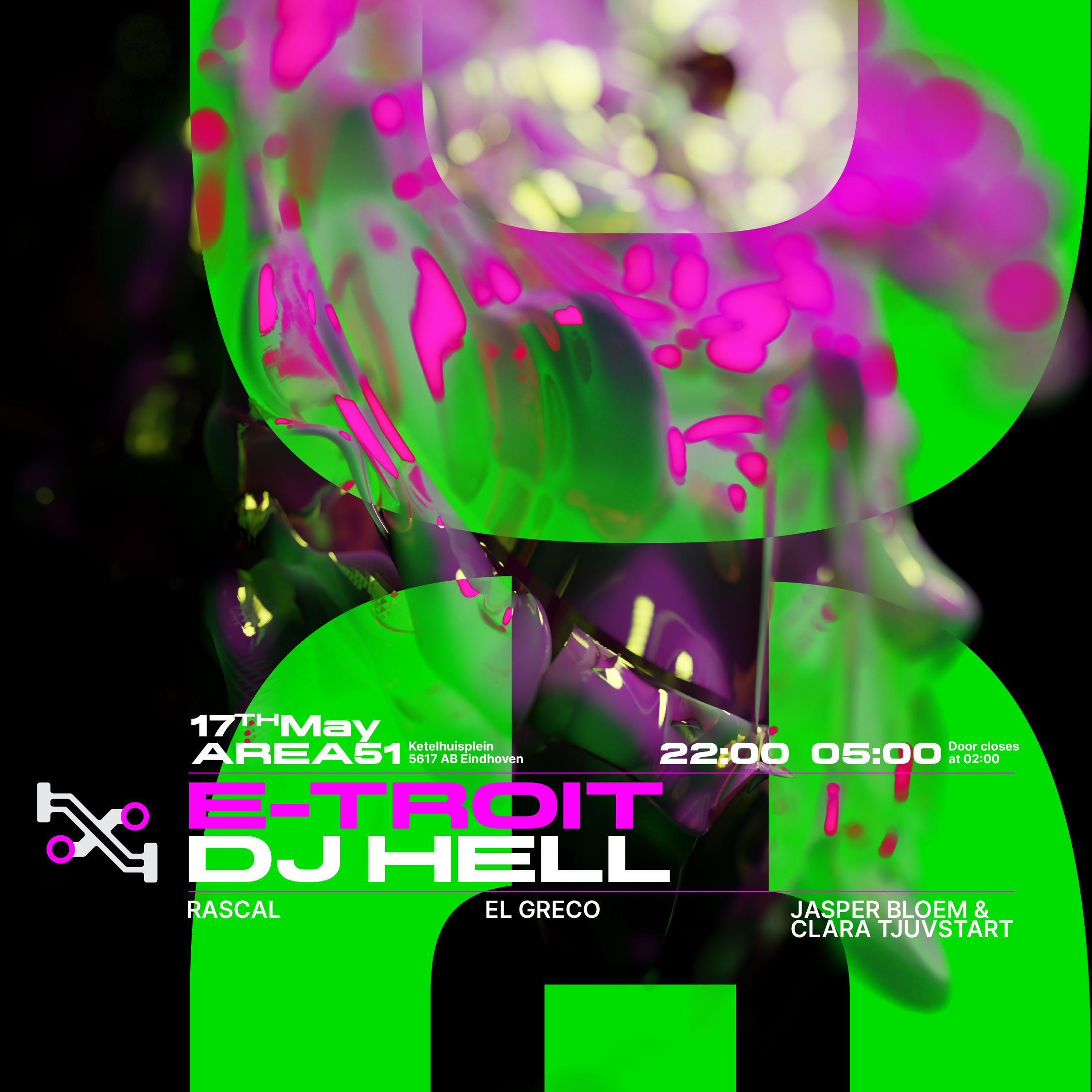 E-TROIT x DJ Hell - Página trasera