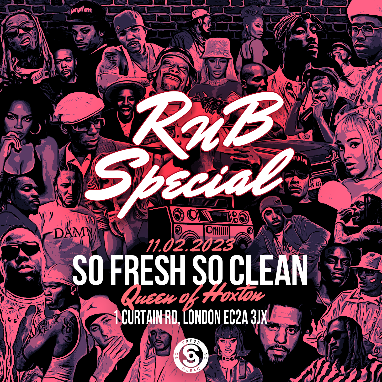 So Fresh So Clean - RnB Special - Saturday 11th February at Queen Of ...