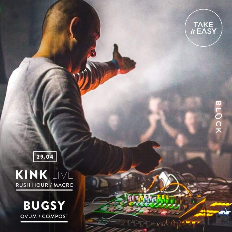 Take it Easy with KiNK Live, Bugsy - フライヤー表