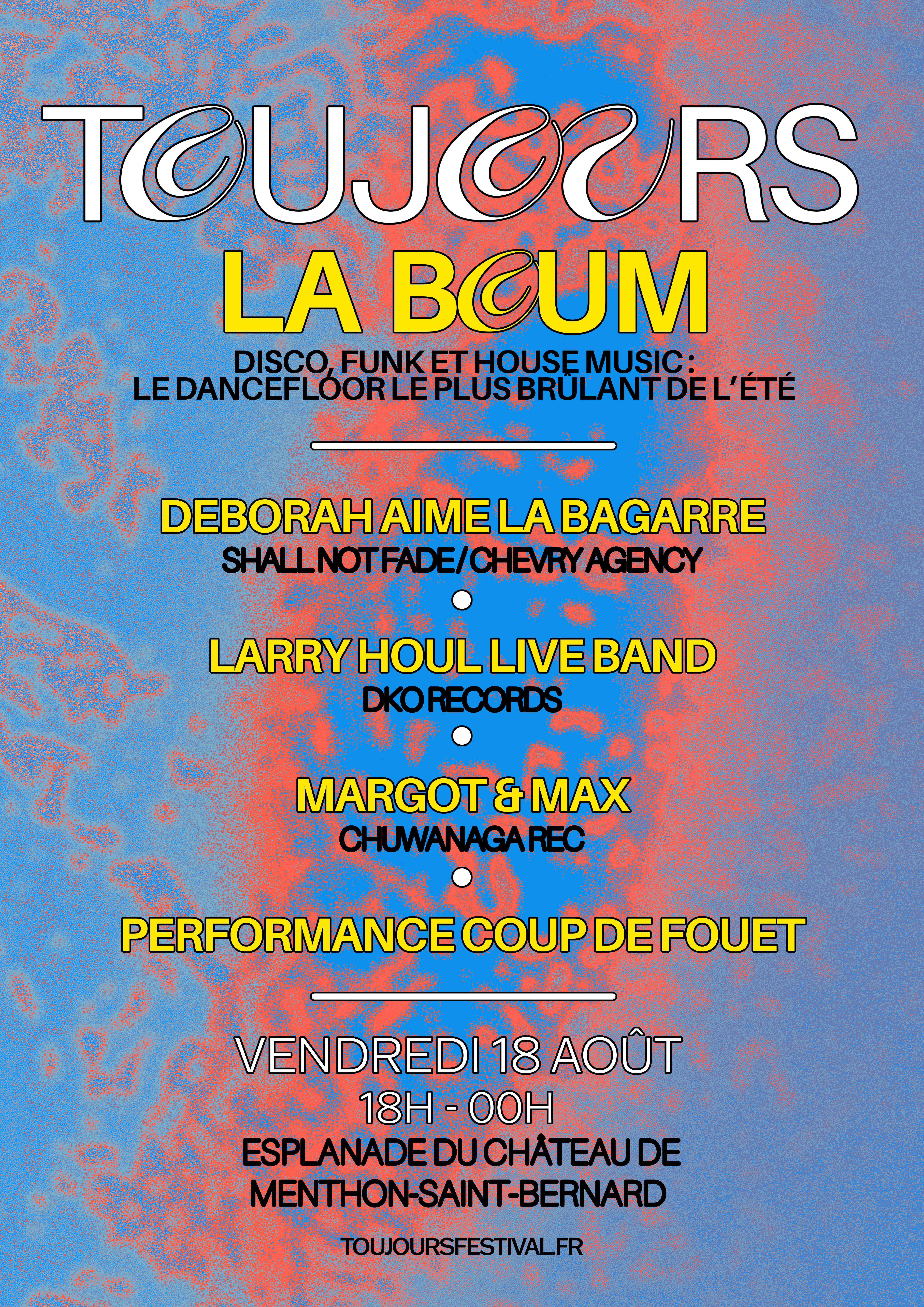 La Boum du Toujours Festival - フライヤー表