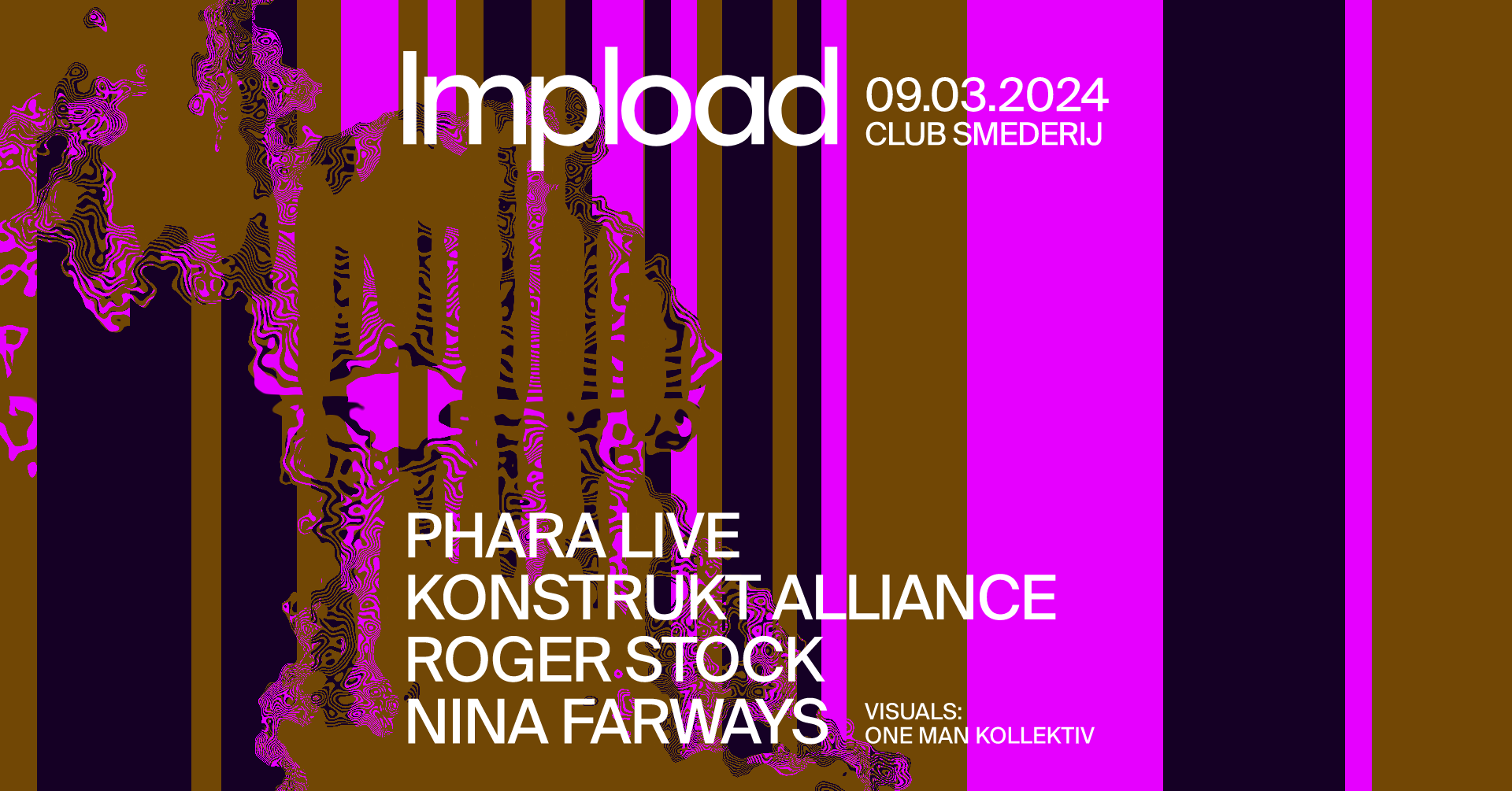 Impload with Phara Live & Konstrukt Alliance - Página frontal
