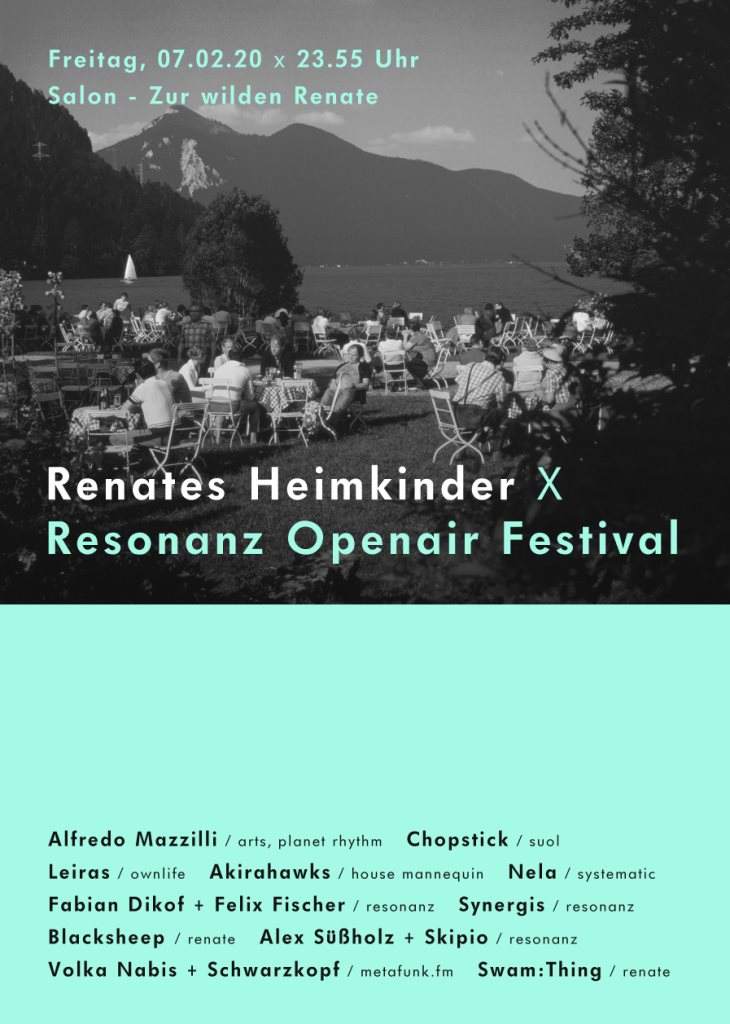 Renates Heimkinder X Resonanz Openair Festival - フライヤー表