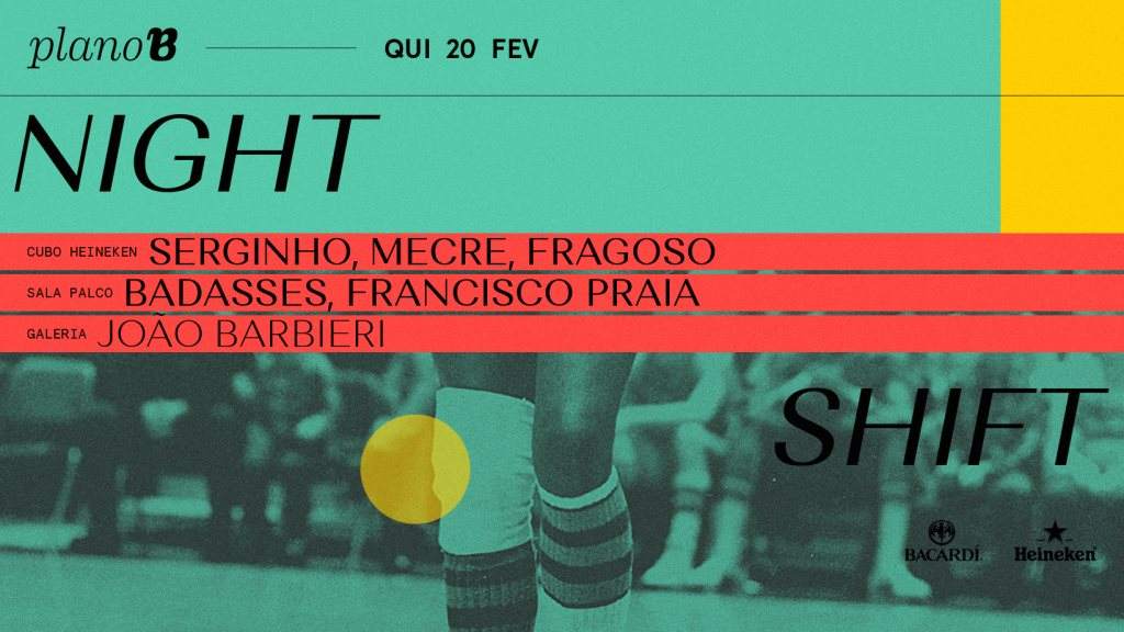 Nightshift: Serginho, Mecre, Fragoso - Página frontal