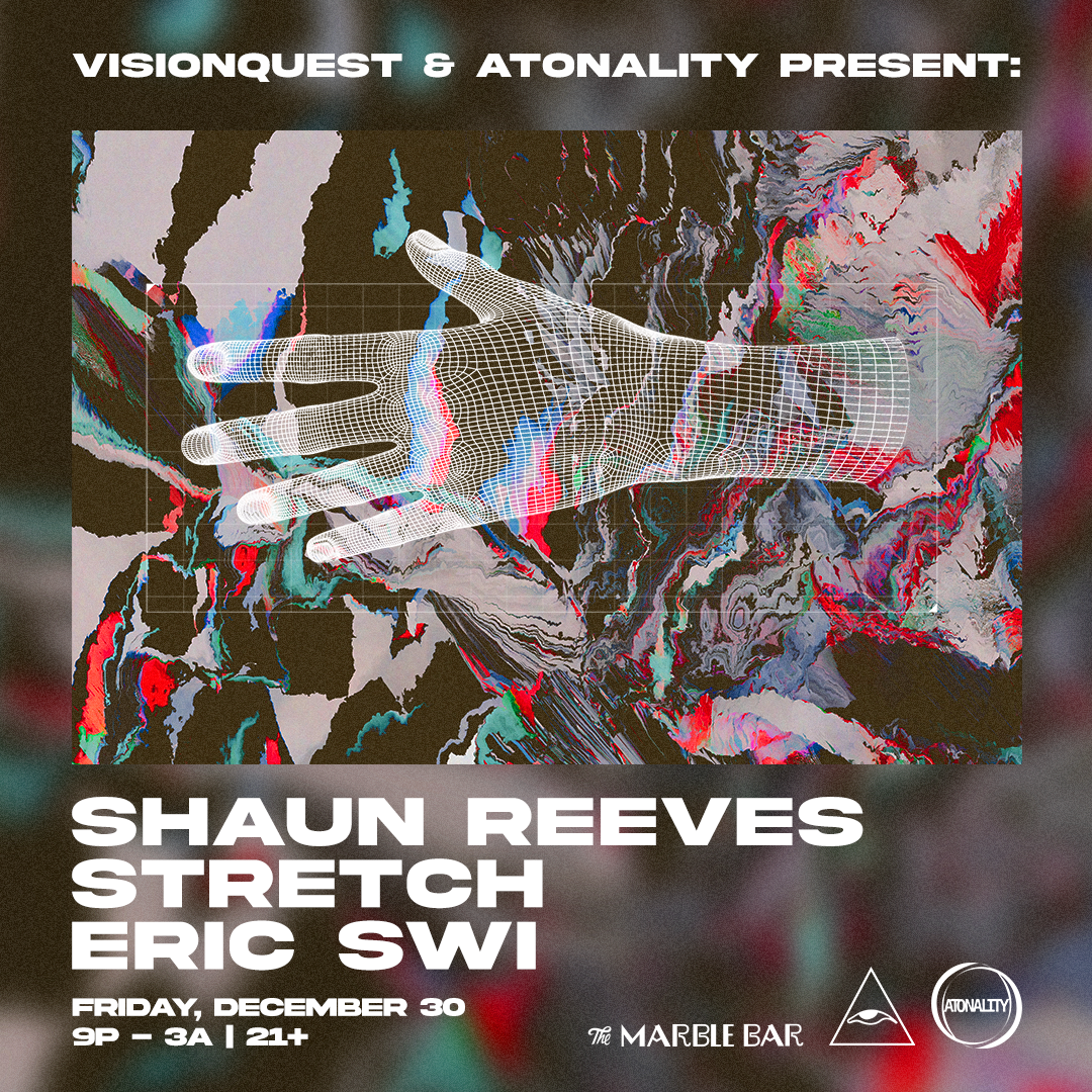 Visionquest & Atonality NYE Eve with Shaun Reeves - Página frontal