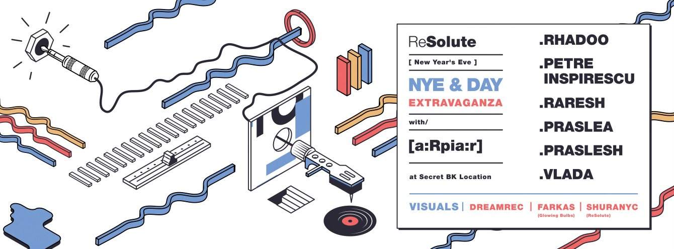 Resolute New Year's Eve and Day Extravaganza with [a:Rpia:r] - Página frontal