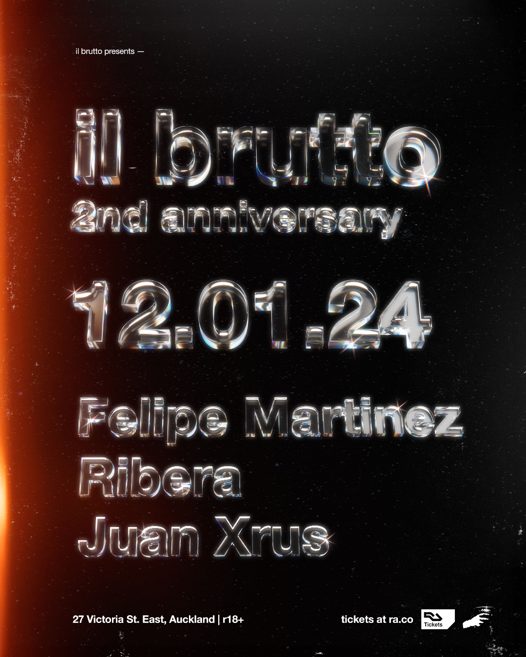 Il Brutto 2nd Anniversary - フライヤー表