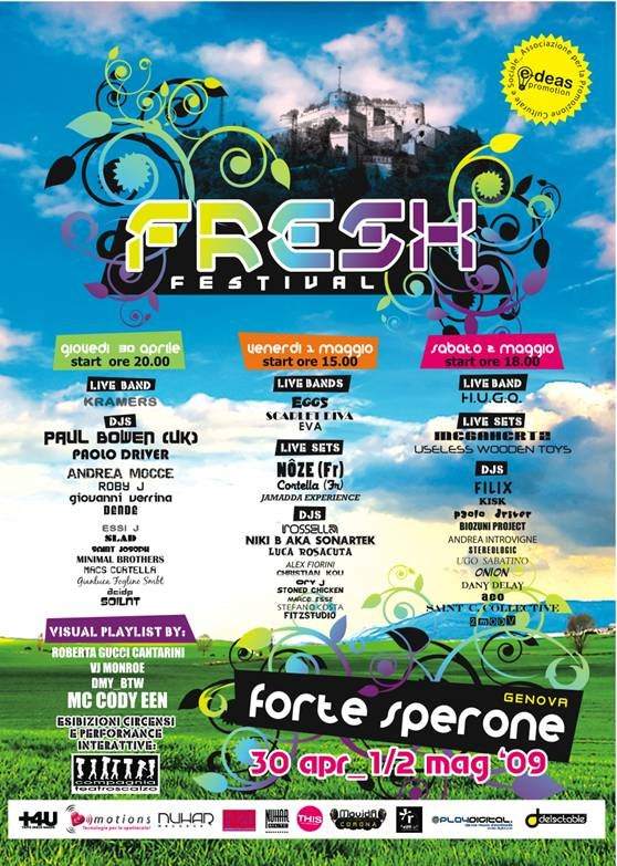Fresh Festival - Página frontal