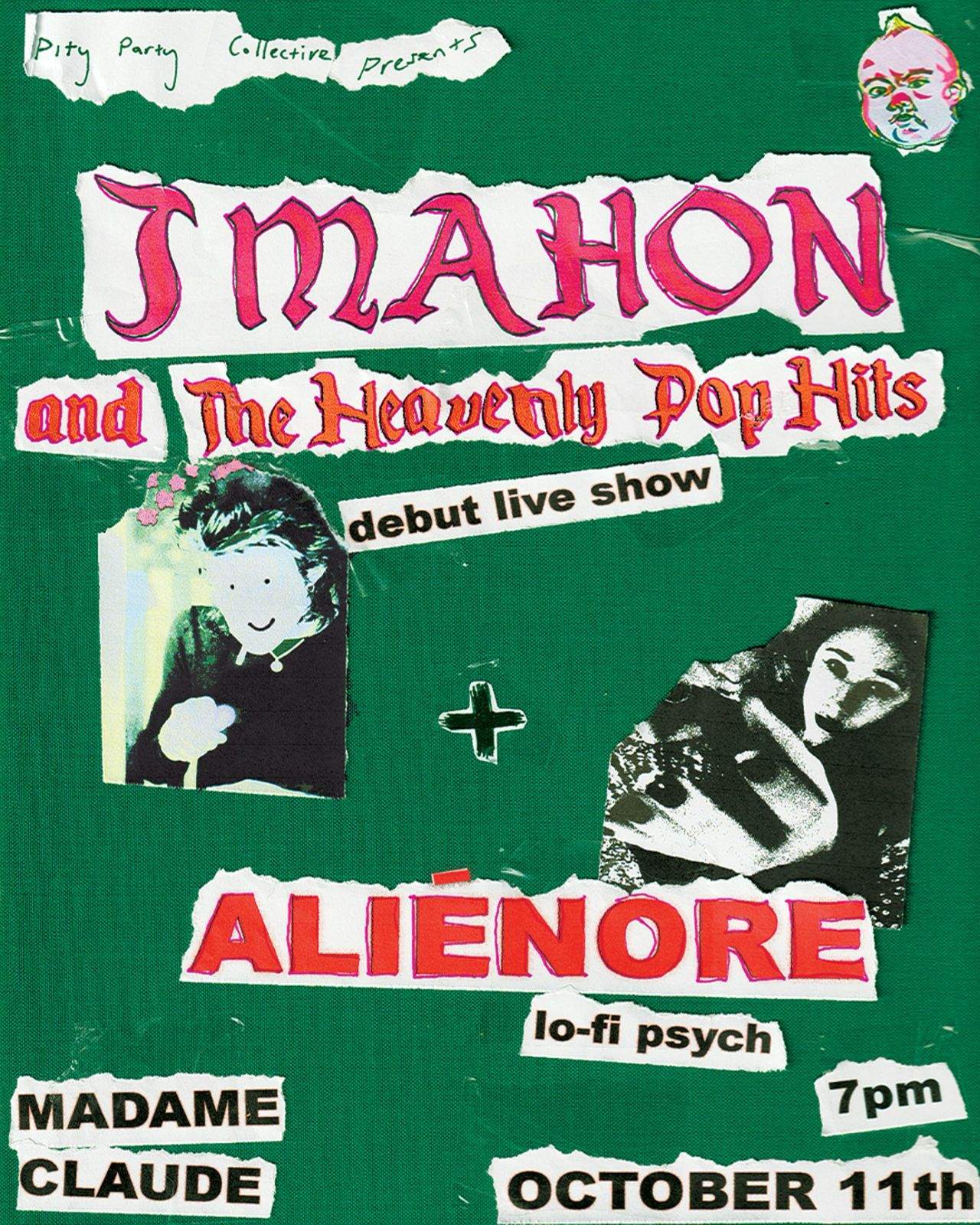 PITY PARTY PRESENTS: J Mahon + Aliénore + Emmanuelle 5 (DJ-Set) at ...