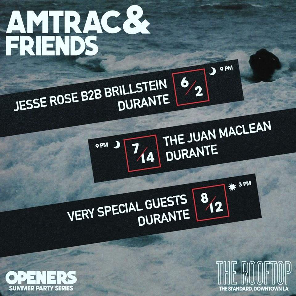 Amtrac & Friends with Jesse Rose B2B Brillstein - フライヤー表