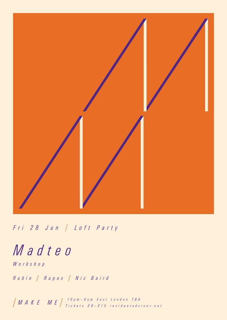 Make Me Loft Party with Madteo - Página frontal