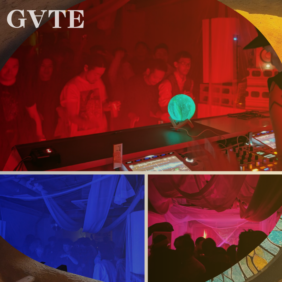G∀TE（Indoor Techno & Trance rave） - フライヤー裏