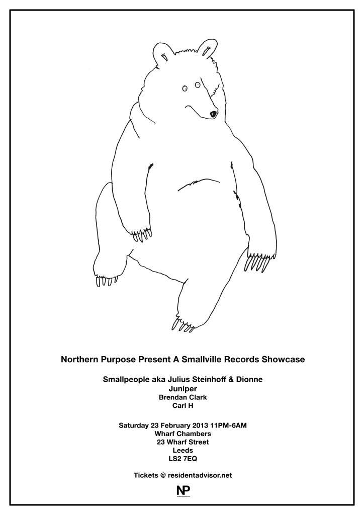 Northern Purpose (Leeds) presents A Smallville Records Showcase with Smallpeople and Juniper - Página frontal