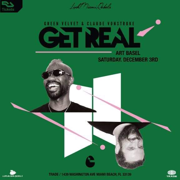 When Pigs Fly with Get Real Green Velvet b2b Claude Von Stroke by Link Miami Rebels - Página frontal