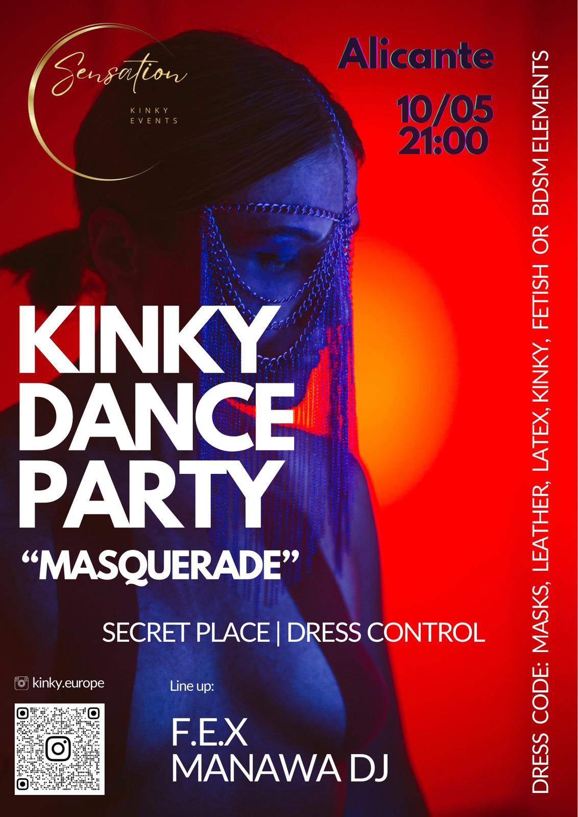 Kinky Dance Party: Masquerade @ Teatre Day&Night - C/ Tomás López  Torregrosa, 4 at TBA - Alicante, East