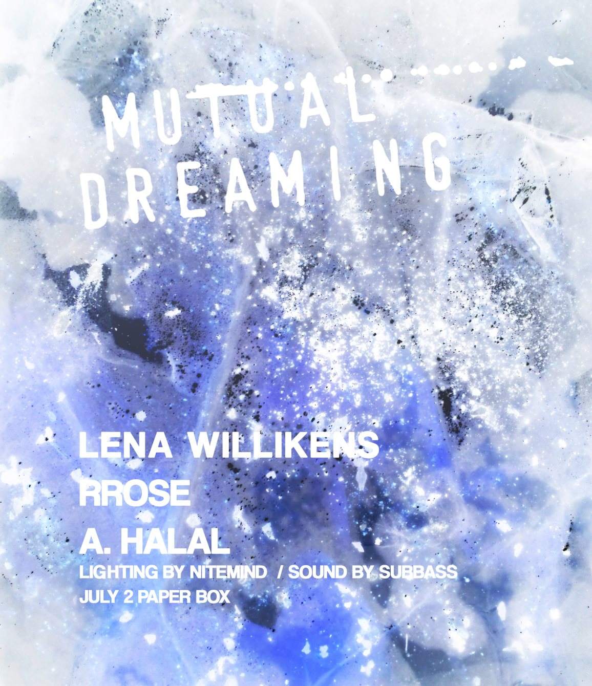 Mutual Dreaming: Rrose, Lena Willikens, A.H - Página frontal