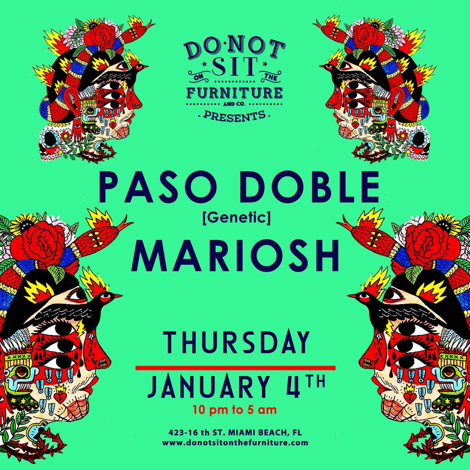Paso Doble & Mariosh - フライヤー表