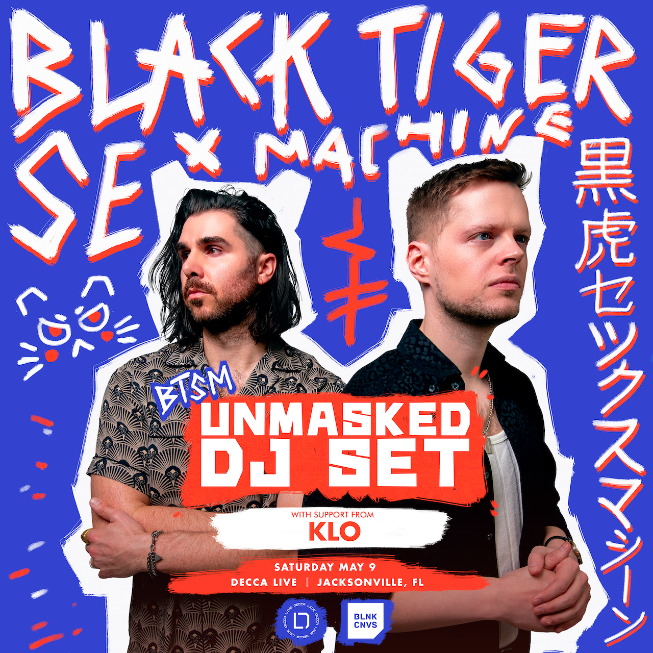 Black Tiger Sex Machine (Unmasked DJ Set) at Decca Live, Jacksonville
