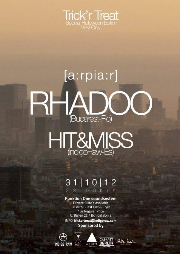 Rhadoo [ a:Rpia:r ] at Trick 'r Treat Special Halloween Edition