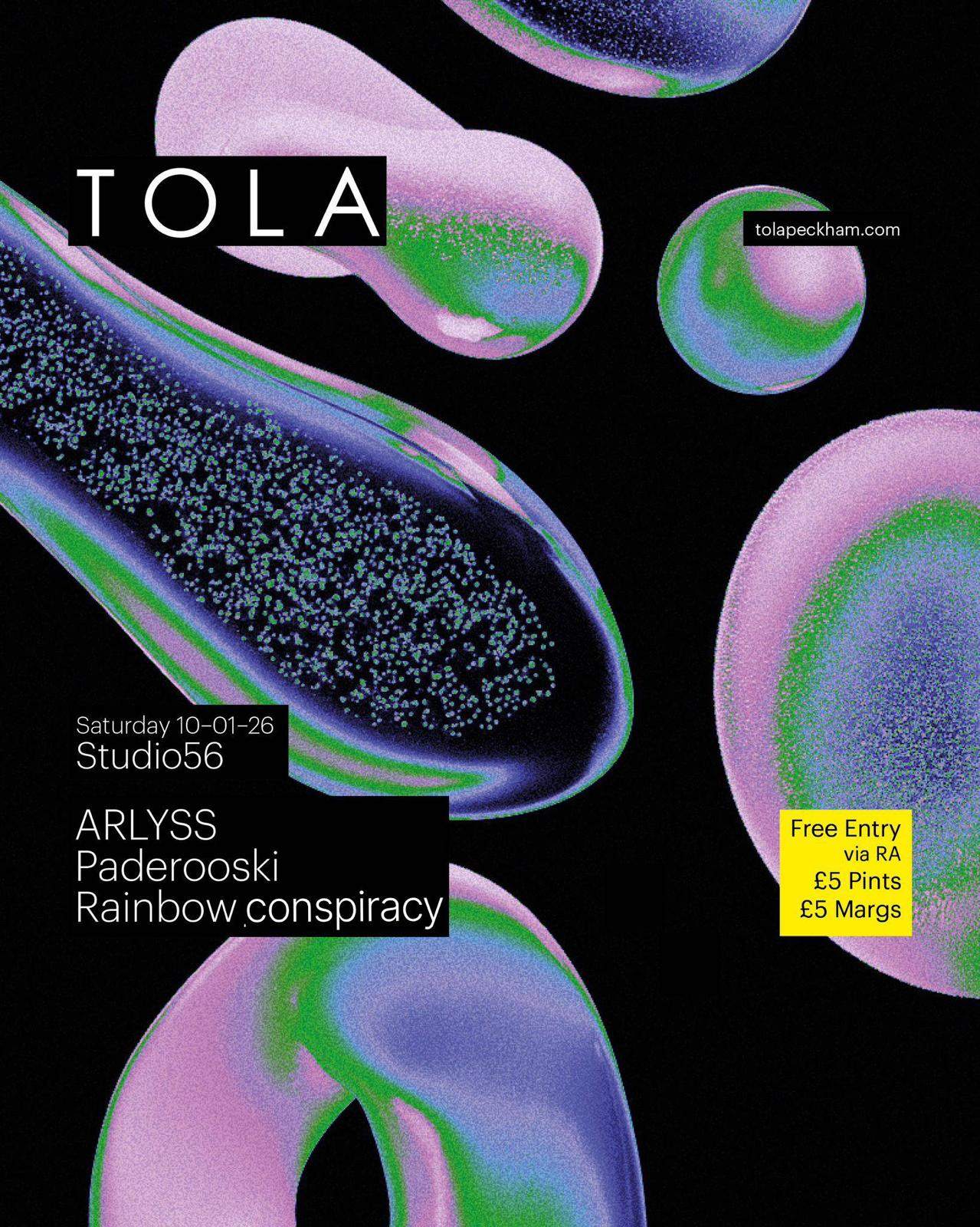 Studio56 w/ ARLYSS at Tola, London