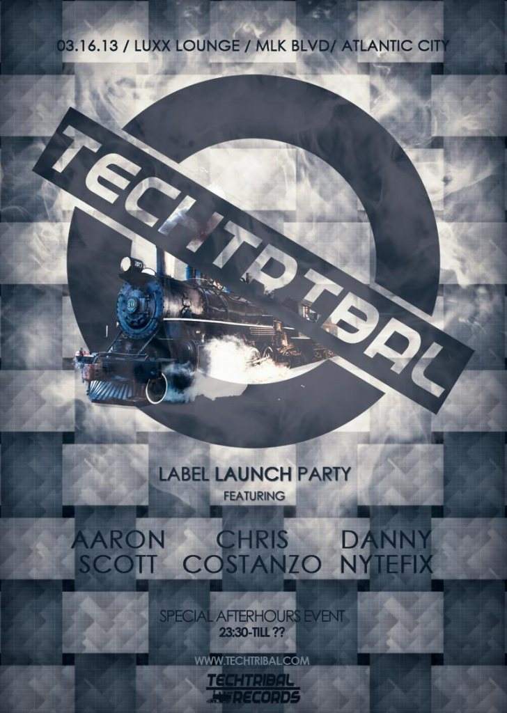 Techtribal Records Launch Party - フライヤー表