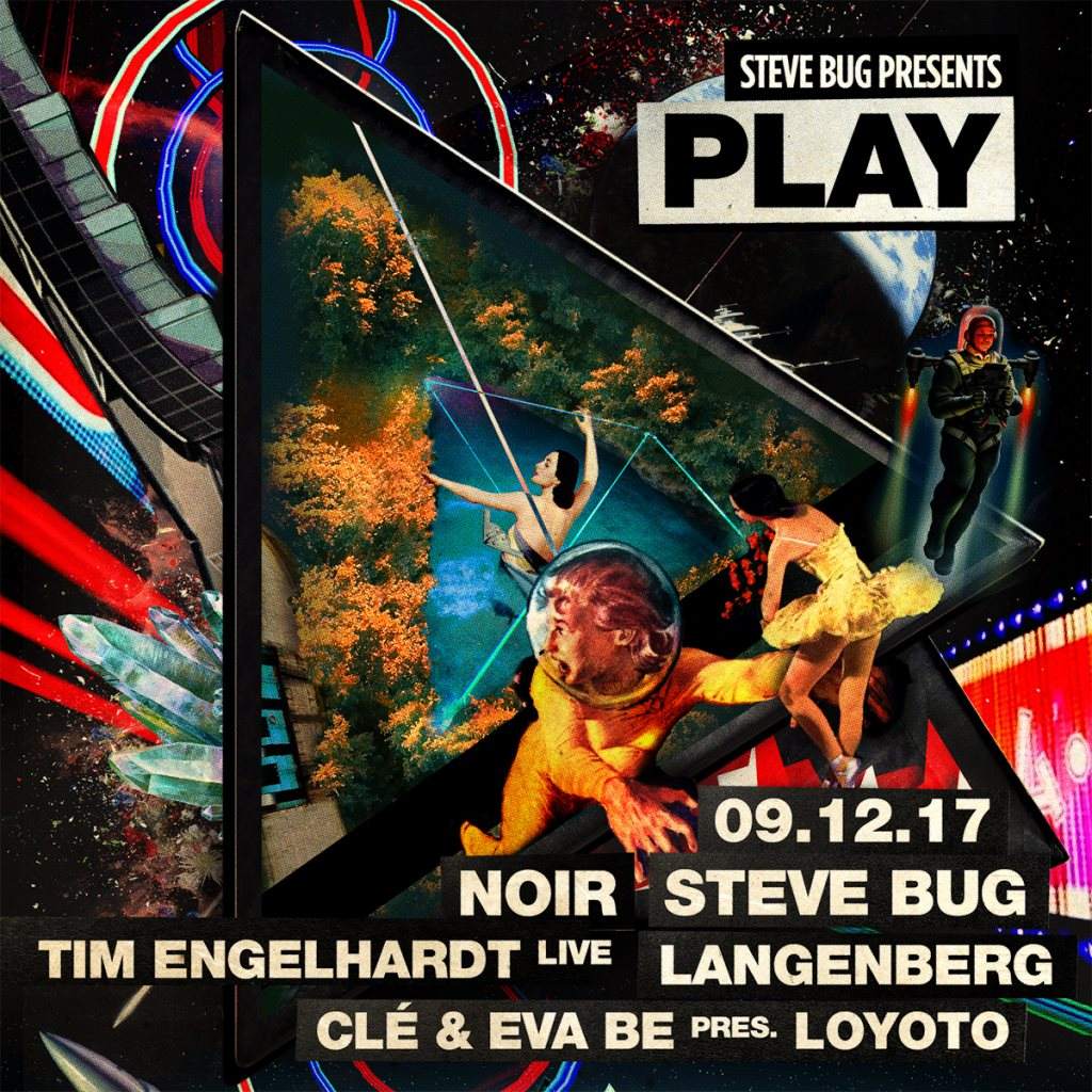 Steve Bug Pres. Play #5 with Noir, Tim Engelhardt*Live and More - フライヤー裏