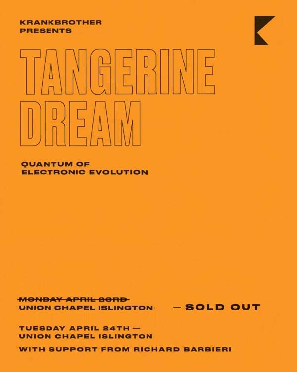 krankbrother presents: Tangerine Dream - Página frontal