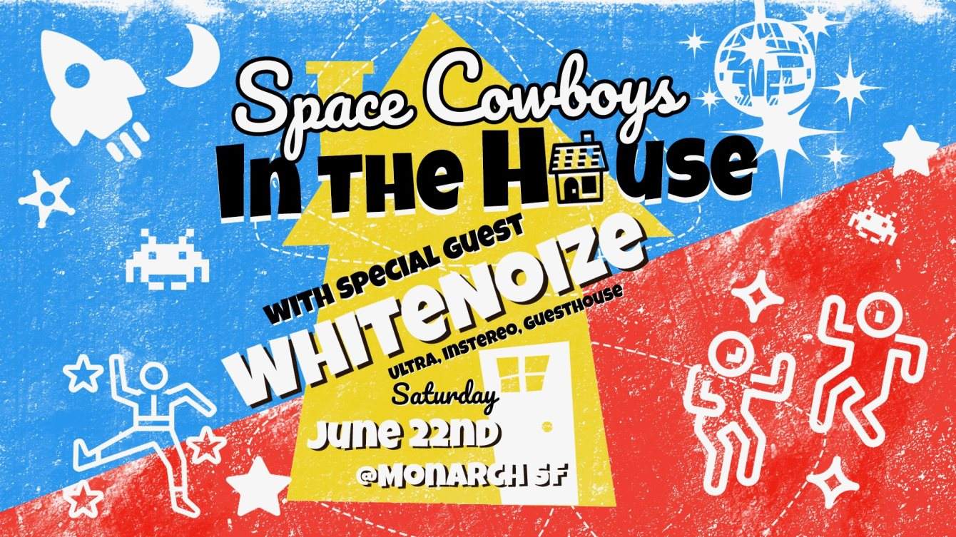 Space Cowboys in the House with WhiteNoize - Página frontal