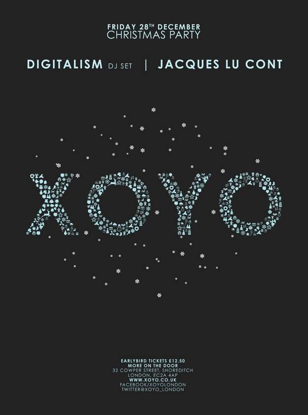 Xoyo Xmas Party: Digitalism & Jacques Lu Cont - Página frontal