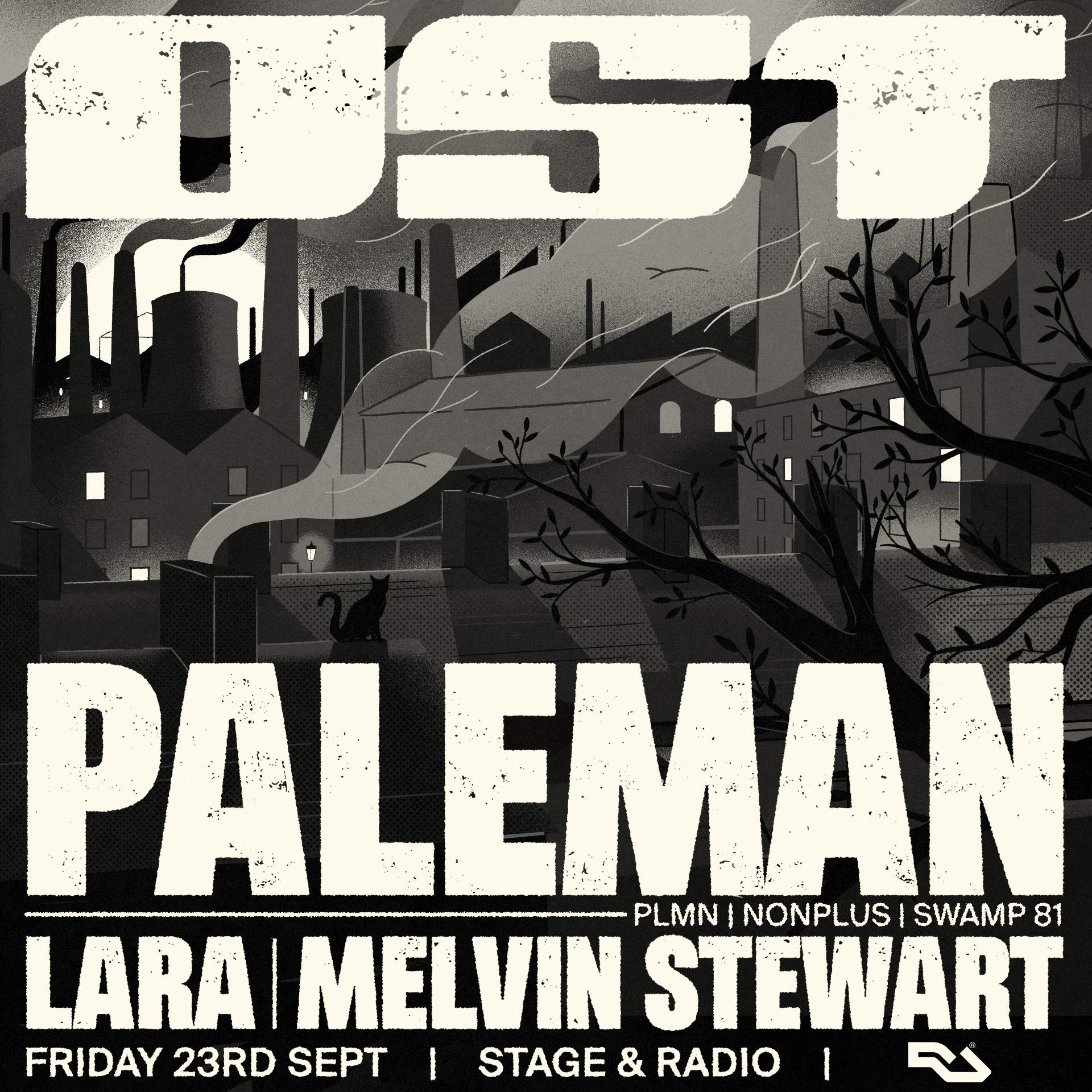 Ost presents Paleman (PLMN / Nonplus / Swamp 81) - フライヤー表