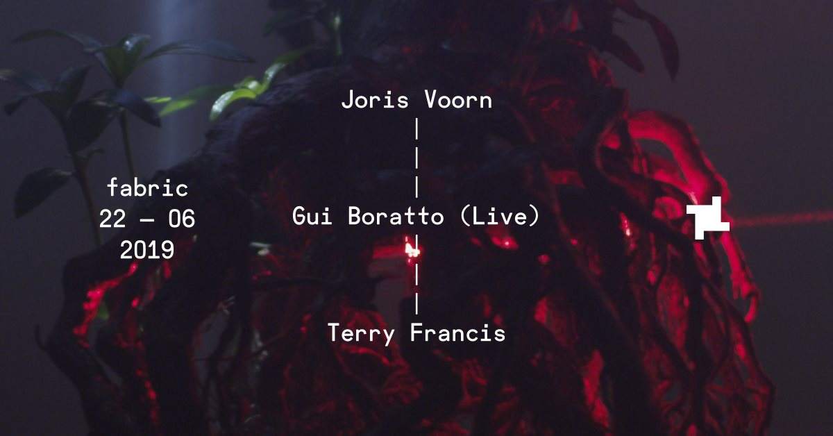 fabric: Joris Voorn, Gui Boratto (Live) & Terry Francis - フライヤー表