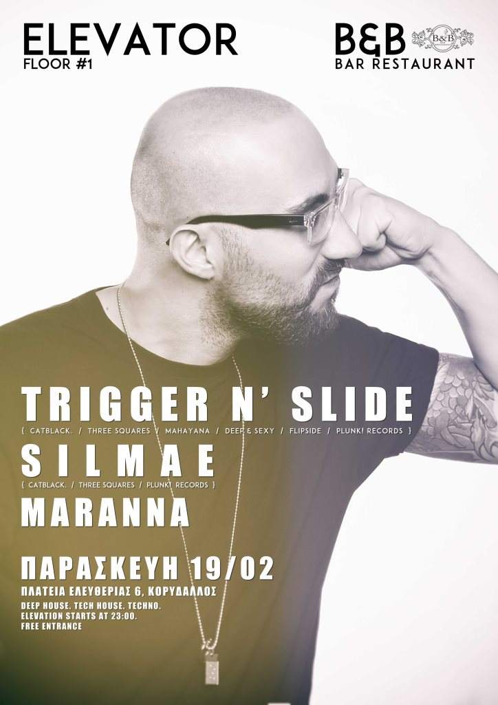 Elevator Floor #1 presents Trigger N' Slide, Silmae & Maranna - Página frontal