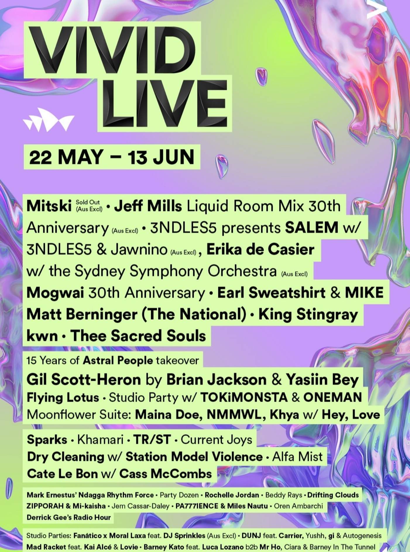 Vivid LIVE 2026 at Sydney Opera House, Sydney