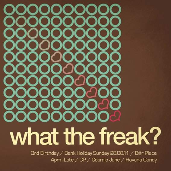 What The Freak? 3rd Birthday - フライヤー表