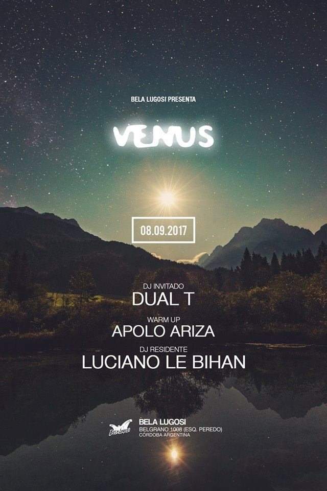Venus // Luciano Le Bihan - Dual T - フライヤー裏