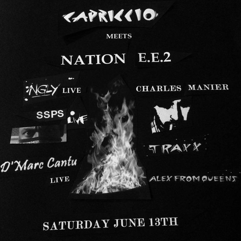 Capriccio presents Nation E.E.2 with Ngly, Ssps, D'marc Cantu, Charles Manier, Traxx - Página frontal