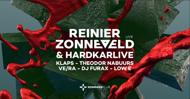(SOLD OUT) Reinier Zonneveld at Kompass - フライヤー表